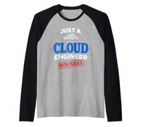 Ingeniero en la Nube Devops Infrastructure Platform SRE Uptime Camiseta Manga Raglan