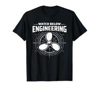 Ingeniero Marino Sala de máquinas Ingeniero de Buques Ingeniería Camiseta