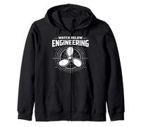 Ingeniero Marino Sala de máquinas Ingeniero de Buques Ingeniería Sudadera con Capucha