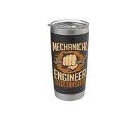 Ingeniero mecánico antes de mecánico amante del café Ingeniero Vaso térmico de acero inoxidable de doble pared