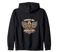 Ingeniero mecánico Forjado por Industry Eagle Design Sudadera con Capucha