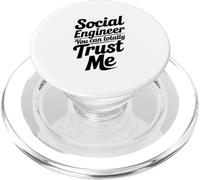 Ingeniero Social en el Que Puedes Confiar Totalmente en mí PopSockets PopGrip para MagSafe