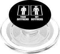 Ingenieros Eléctricos Tu Novio Mi Novio Electricista PopSockets PopGrip para MagSafe