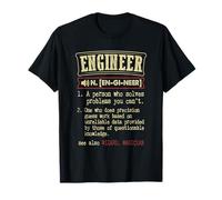 Ingenieur Technik Nerd G iccionario Hombres Mujeres Camiseta