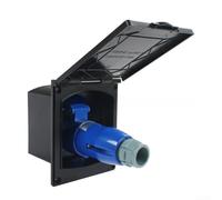 IngenieurKunststoff RV Anschlussdose 16A Wetterfest Insert) | Diseño sellado, protección contra la humedad y el polvo, ideal para ambientes húmedos al aire libre, alimentación segura