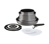 Ingenio Cassis Grey Tefal - Batería de cocina de 9 piezas para todos los fuegos excepto inducción - L1619192