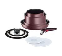 Ingenio IH Brown Unlimited Tefal - Batería de cocina de 9 piezas para todo tipo de fuegos e inducción - L3859192