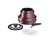 Ingenio IH Chocolate Unlimited Tefal - Batería de cocina de 10 piezas para todo tipo de fuegos + inducción - L3859492