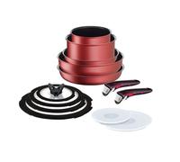 Ingenio IH Red Unlimited Tefal - Batería de cocina de 13 piezas para todos los fuegos + inducción - L3839492