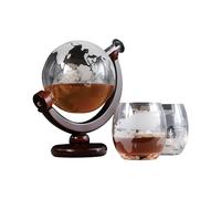 InGenious Decantador de Whisky Globo Terráqueo de Cristal Jarra
