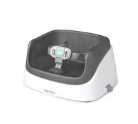 Ingenuity, Alzador de Asiento y Elevador de Viaje, Apta para Bebés y Niños para Comer, arnés de seguridad de 3 puntos, silla portátil, fácil de limpiar, a partir de 16 meses, gris