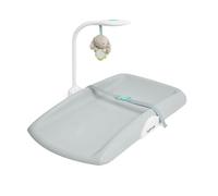 Ingenuity Cambiador Day & Night Sylvi para bebé, con luz nocturna y opción de luz roja para favorecer el sueño, fácil de limpiar, desde recién nacidos