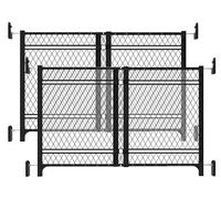 Ingenuity Doorway 42W Series - Puerta para Perros y bebés, Paquete de 2, para Interiores y Exteriores, no se oxida ni se decolora, Panel de plástico con Refuerzo de Acero galvanizado, se Adapta a