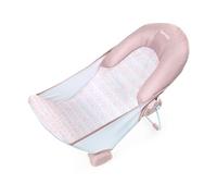Ingenuity FoldAway Bañero para bebés con 2 posiciones, soporte ajustable para baño de bebé (válido para fregadero o bañera), 0-6 meses, hasta 9 kg, rosa