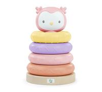 Ingenuity Ingenuity-av2023-Ingenuity-ity by Cutie Stacks bpafree Rings Faux Wood stand-420fbfa3 Nally el búho Juguete para bebé, Color, 6-36 Months (Kids2, Inc. 16880)