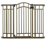 Ingenuity Puerta Decorativa Extra Alta para bebés y Perros, 28.5-48 Pulgadas de Ancho, 36 Pulgadas de Alto, Hardware o Montaje a presión, se instala en la Parte Superior o Inferior de escaleras