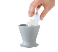 Ingenuity, Soporte manos libres Bokee para biberones: prepara el biberón o vaso de tu bebé con una sola mano, para bebés de todas las edades, color gris