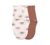 Ingenuity SwaddleMe Manta de la Monogram Collection, para Edades Entre 0 y 3 Meses, Entre 3,2 y 6,35 Kilos, 2 Unidades, 0.5 TOG - Sol Naciente