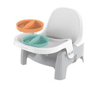 Ingenuity, Trona Deluxe Learn-to-Dine, plato Twist & Dine, asiento elevador, para edades comprendidas entre los 6 meses y los 3 aos - naranja y cerceta