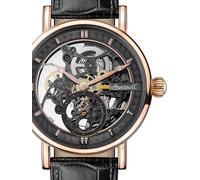 Ingersoll Men's The Herald Automatic Watch with Skeleton Dial and Black Leather Strap I00403B