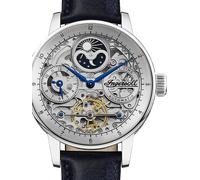 Ingersoll The Jazz Mens Automatic Watch I07702 with a Silver Dial and a Blue Genuine Leather Band