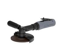 Ingersoll Rand 4445 Amoladora angular de aire extendida, rueda tipo 27 de 4.5 pulgadas, 12.000 RPM, 0.9 HP, rosca de 5/8 a 11, escape trasero