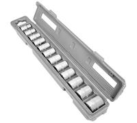 Ingersoll Rand 752051X - Juego de llaves de vaso poco profundas (12 unidades, 1,27 cm)