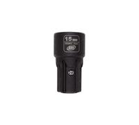 Ingersoll-Rand DXS2 Vaso de impacto, 15mm métrico estándar, acero cromo-molibdeno