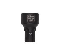 Ingersoll-Rand DXS2 Vaso de impacto, 22mm métrico estándar, acero cromo-molibdeno