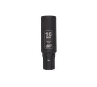 Ingersoll-Rand DXS2 Vaso de impacto profundo, 16mm métrico, acero cromo-molibdeno