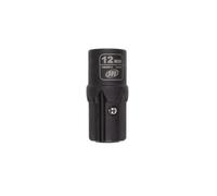 Ingersoll-Rand DXS2SM12 Vaso de impacto métrico de 12mm, acero cromo-molibdeno, alta eficiencia de torque