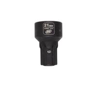 Ingersoll-Rand DXS2SM21 Vaso de impacto, 21mm métrico estándar, acero cromo-molibdeno