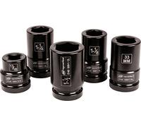Ingersoll Rand sk8 C5tn 1 "Drive SAE Profundo camión Servicio de vaso de impacto Set (5 piezas)