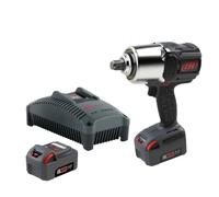 Ingersoll Rand W8171-K2 - Kit de llave de impacto inalámbrica de 3/4 pulgadas, 20 V, 2 baterías, par de torsión de 2000 pies-libras, anillo de fricción con agujero pasante, pistola