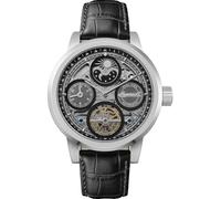 Ingersoll Reloj automático The ARC para Hombre de 44mm con Esfera esqueletizada Negra y Correa de Piel Negra I16001