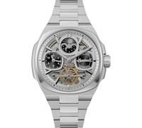 Ingersoll Reloj automático The Spirit para Hombre de 46,7 mm con Esfera Plateada y Correa Plateada de Acero Inoxidable I15802