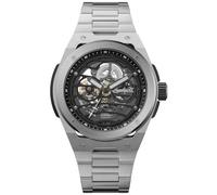Ingersoll Reloj Automático The Springfield para Caballero de 48mm con Esfera Esqueleto Negra y Pulsera de Acero Inoxidable Negra I15203