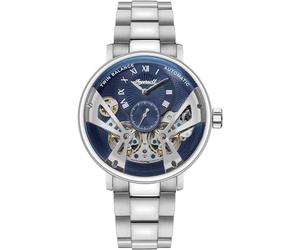 Ingersoll Reloj Automático The Tennessee 45mm para Caballero con Esfera Azul y Pulsera de Acero Inoxidable Plateada I13104