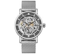 Ingersoll The Herald Reloj automático para Hombre de 40 mm con Esfera de Esqueleto y Brazalete de Malla milanesa