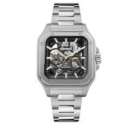 Ingersoll The Ollie - Reloj automático para Hombre con Esfera de Esqueleto y Correa de Acero Inoxidable (42 mm)