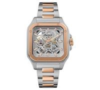 Ingersoll The Ollie-Reloj automático para Hombre con Esfera de Esqueleto y Correa de Acero Inoxidable de 42 mm, Color Gris I14502