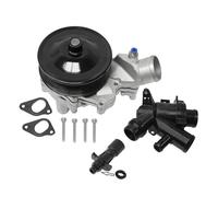 INGKAN LR097165 LR028136 - Bomba de agua con pernos y juntas de conector + kit de termostato para Land Rover V8 5.0L piezas de repuesto de motor