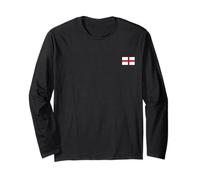 Inglaterra 2026 Bandera Inglés St Georges Fans Vacaciones Viajes Manga Larga