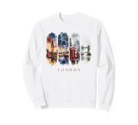 Inglaterra autobuses Rojos y Támesis - Vacaciones en Londres Sudadera