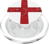 Inglaterra Eng Inglés Cruz de San Jorge Vintage Distressed PopSockets PopGrip para MagSafe