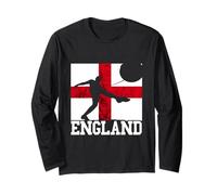 Inglaterra Fútbol Bandera Inglesa Rugby Team St George'S Cross Manga Larga