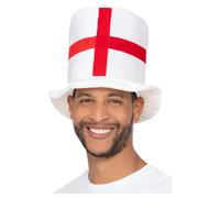 Inglaterra Fútbol Sombrero Top Disfraz George Cruzado Bandera de Hombre Mujer