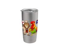Inglaterra Puerto Rico Bandera raíces puertorriqueñas Vaso térmico de acero inoxidable de doble pared