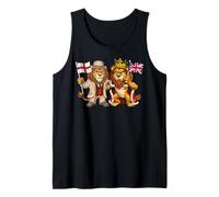 Inglaterra raíces Bandera del Reino Unido británico RU Camiseta sin Mangas
