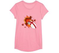 Inglaterra Rugby Supporters Jersey Kit Regalo Inglés Rugby Fans Camiseta, Niñas, Rosado, S